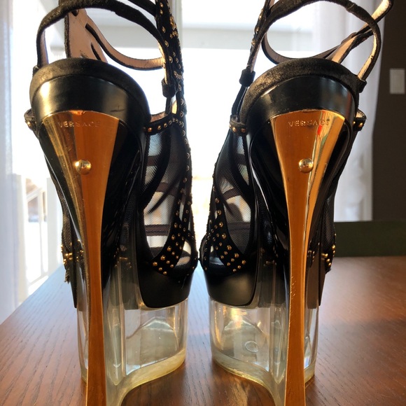 *SOLD* STUNNING Versace Runway platform sandals - Picture 5 of 10